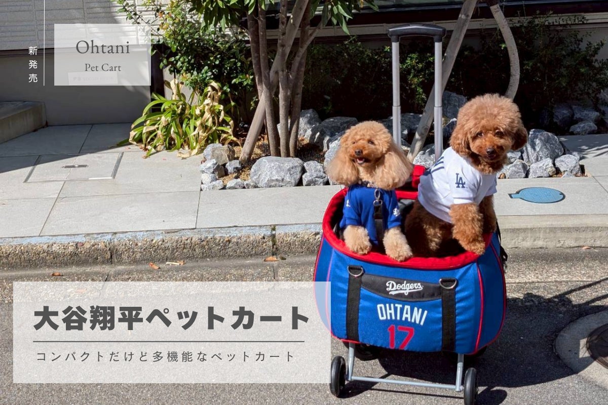 12月入荷予定!「大谷翔平選手最新モデル」ペットカートを日本中へお